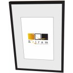 Hlinikový rámeček AS černý matný Rozměr: 21x29,7 A4, Typ zasklení: Plexisklo čiré – Zboží Živě