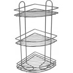 polička rohová koupelnová 23,1 x 31 x 58 cm – Zboží Mobilmania