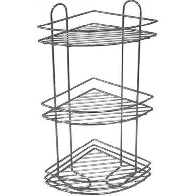 polička rohová koupelnová 23,1 x 31 x 58 cm – Zboží Mobilmania