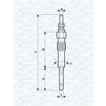 MAGNETI MARELLI Žhavicí svíčka 062900085304 – Zboží Mobilmania