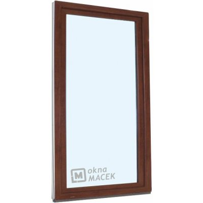 Kömmerling balkonové dveře 70 AD OS levé ořech/bílá 90 x 200 cm jednostranná klika + madýlko + PVC rám – Hledejceny.cz
