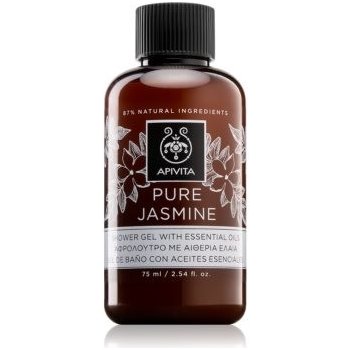 Apivita Pure Jasmine sprchový gel s esenciálními oleji Dermatologically Tested 75 ml