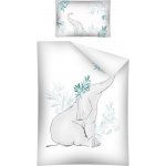 Detexpol povlečení Slon růžové 100 x 135 cm 40 x 60 cm – Hledejceny.cz