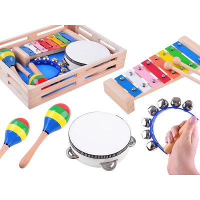 mamido Dřevěné hudební nástroje pro děti