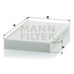Filtr, vzduch v interiéru MANN-FILTER CU 1629 – Hledejceny.cz