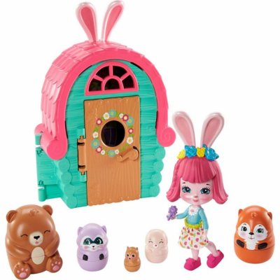Mattel Enchantimals tajné útočiště nejlepších přátel Bree Bunny Cabin – Zboží Mobilmania