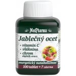 MedPharma Jablečný ocet + vláknina + vitamin C + chrom 107 tablet – Hledejceny.cz