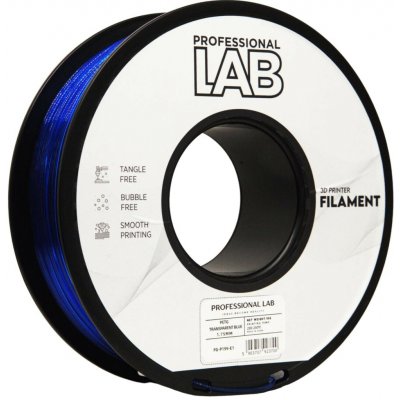 Professional Lab PETG transparentní modrá 1,75mm 1kg – Zboží Živě
