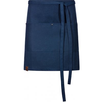 Exner Krátká zástěra do pasu EX197 Royal Blue Washed 80 x 45 cm – Hledejceny.cz