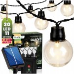 Solární světelný řetěz Lumiled 1060 cm černý – Hledejceny.cz