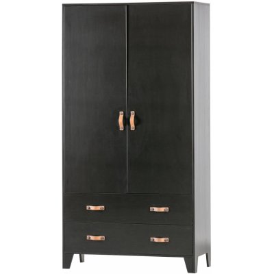 Woood Dian černá 94 x 180 x 40 cm – Zboží Mobilmania