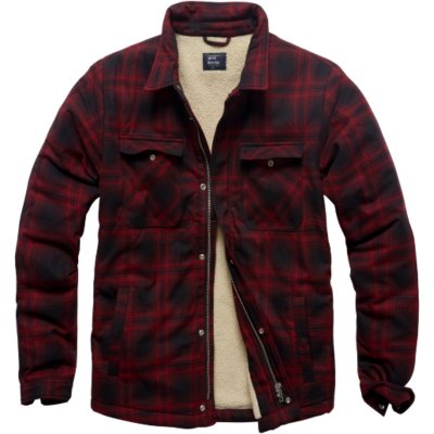 Vintage Industries Class sherpa red-check