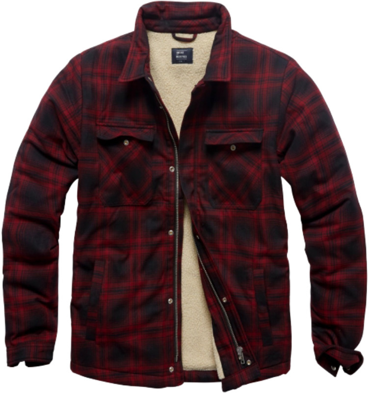 Vintage Industries Class sherpa red-check