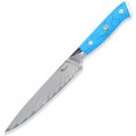 Dellinger Nůž univerzální Utility 150 mm Blue Stone VG-10 Damascus – Zboží Dáma