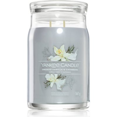 Yankee Candle Signature Smoked Vanilla & Cashmere 567 g – Zboží Dáma