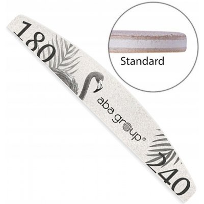 Aba Group Pilník na nechty loďka sivý Standard 180/240 – Sleviste.cz