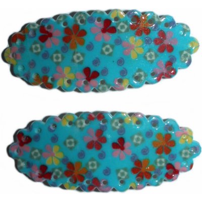 sponky oválné 2 ks modrá – Hledejceny.cz