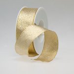 Dekorační stuha brokátová s drátkem BRACETO - zlatá – Zbozi.Blesk.cz