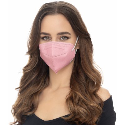 Nanolion MASK ultratenký nanorespirátor supreme protection FFP2 Růžový 5 ks – Zboží Dáma
