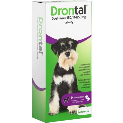 Drontal Dog Flavour 150/144/50mg pro psy 2 tablety – Zboží Dáma