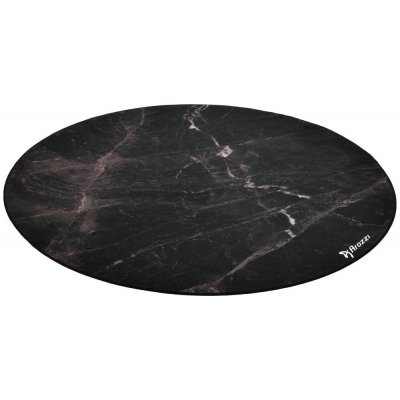 AROZZI Zona Floorpad Black Marble/ kulatá 121 cm design černý mramor – Zboží Mobilmania