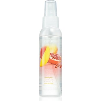 Avon Naturals Juicy tělový sprej s granátovým jablkem a mangem 100 ml