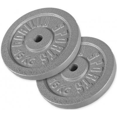 Gorilla Sports litina k činkám 2 x 15 kg 31 mm – Hledejceny.cz