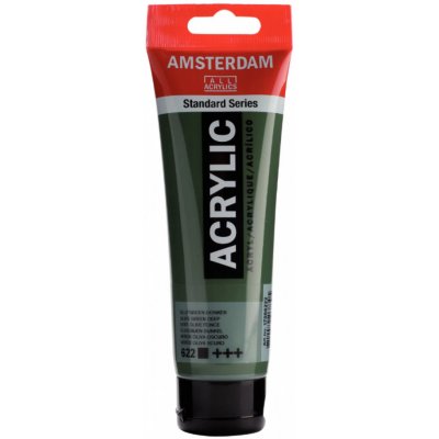 Nielsen Royal Talens Amsterdam Akrylová barva 120 ml olive green deep 622 – Zboží Dáma