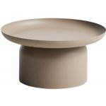 Kave Home kovový zahradní stolek Arcola 70 cm Béžový – Hledejceny.cz