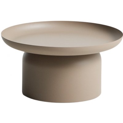 Kave Home kovový zahradní stolek Arcola 70 cm Béžový – Hledejceny.cz