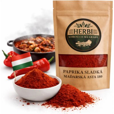 Herbi Paprika sladká maďarská ASTA 180 – pravá chuť Maďarska 100 g – Zboží Dáma
