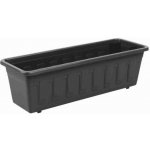 Samozavlažovací truhlík Garden Flor 80 cm antracit – Zboží Dáma