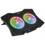 YENKEE YSN 310 černá / Chladící podložka pro Notebook / LCD displej / RGB / až do 15.6 (8590669296637) – Hledejceny.cz