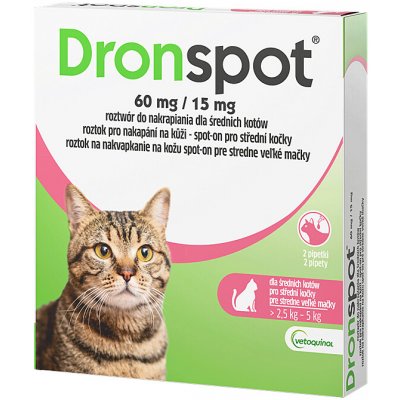 Dronspot SO střední kočky 2 x 0,7 ml – Hledejceny.cz