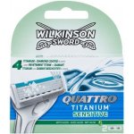 Wilkinson Sword Quattro Titanium Sensitive 2 ks – Hledejceny.cz