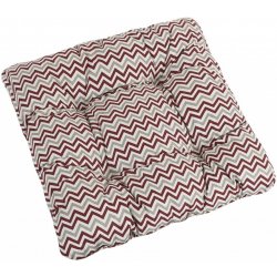 Bellatex Adéla prošívaný Chevron bordó 38 x 38 cm