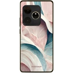 Mobiwear Glossy Realme GT 6 5G G026G Růžový a zelenkavý mramor