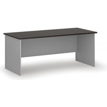 PRIMO Kancelářský psací stůl rovný GRAY, 1800 x 800 mm, šedá/wenge