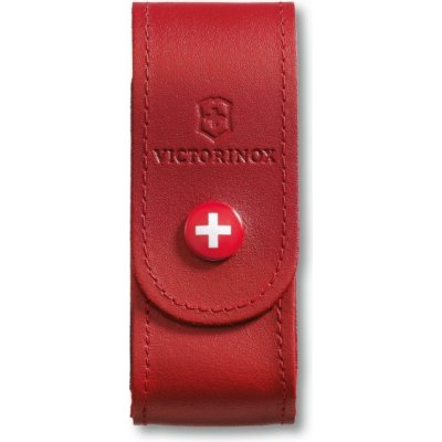 Victorinox Kožené pouzdro červené 4.0520.1 – Zboží Mobilmania
