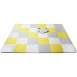Kinderkraft Podložka pěnové puzzle Luno Yellow 30 ks 150x180 cm – Zboží Mobilmania