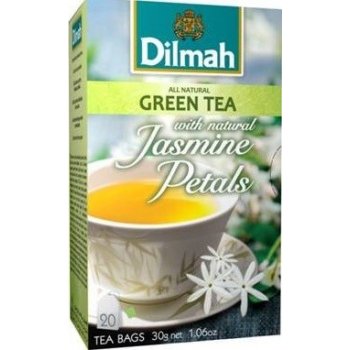 Dilmah Gourmet Jasmine Petals čaj zelený s jasmínovými květy 20 x 1,5 g