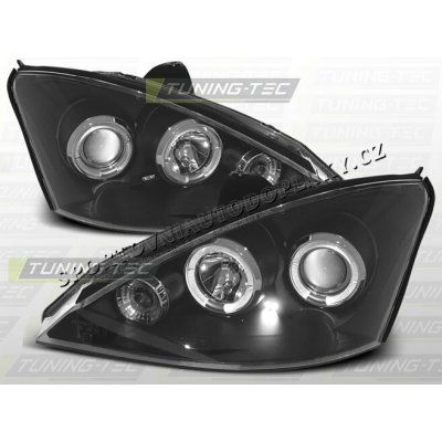 FORD FOCUS MK1 2001-04 PŘEDNÍ ČÍRÁ SVĚTLA ANGEL EYES BLACK – Hledejceny.cz