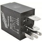 Přepínací mikro relé - 12V 15/25A 5výv., kontakt 6,3 + 2,8 mm