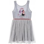 Sun City dívčí šaty Frozen Anna A Elsa luxusní s tylem šedé – Zboží Dáma