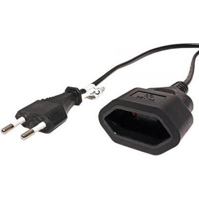 goobay Kabel síťový 2pinový prodlužovací, CEE 7/16(M) - CEE 7/16(F), 3m, černý (50508) - 19.92.0103 – Zboží Živě