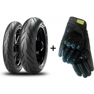 Pirelli Diablo Rosso III 120/70 R17 58W + 190/50 R17 73W – Zboží Mobilmania