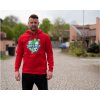 Pánská mikina s potiskem UNISEX SAVES HELP Fotbal Classic logo Red SHFM006