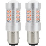 AMIO LED žárovka sada 12V/24V P21/5W BAY15D červená CANBUS – Hledejceny.cz