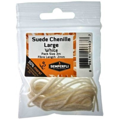 Semperfli Šenylka Suede Chenille Large White 2mm – Hledejceny.cz