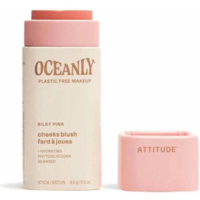 Attitude Oceanly Tuhá krémová tvářenka Silky Pink 8,5 g – Zboží Dáma